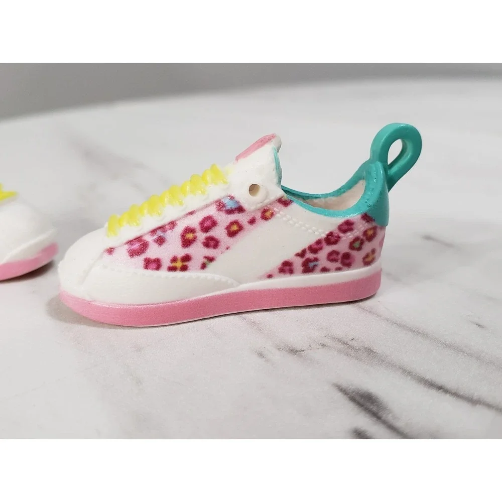 Shopkins Real Littles Shoes Series Limited Edition‎ Rare Cheetah Print PINK